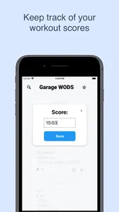 Garage WODS screenshot 1