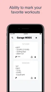 Garage WODS screenshot 2