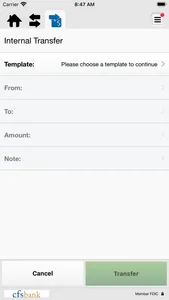 cfsbank – Business Mobile screenshot 5