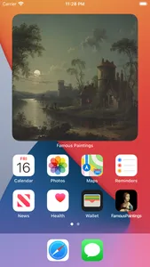 Famous Paintings Widget: Art screenshot 1