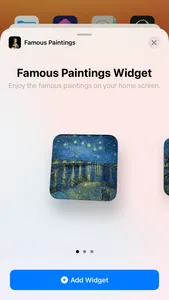 Famous Paintings Widget: Art screenshot 3