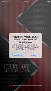 Court One Athletic Clubs screenshot 1