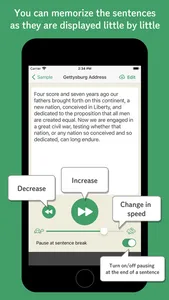 Memorize long sentences screenshot 1