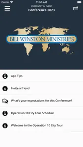 Bill Winston Ministries Events screenshot 1