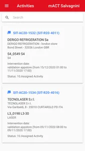 Salvagnini mACT Mobile screenshot 0