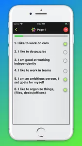 Holland Codes - RIASEC Test screenshot 5