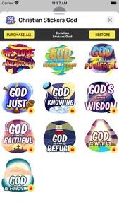 Christian Stickers - God screenshot 0