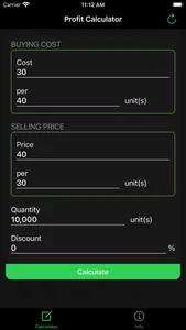 Profit Calculator, Revenue screenshot 2