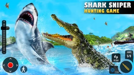 Shark Attack Simulator Game 3D screenshot 4