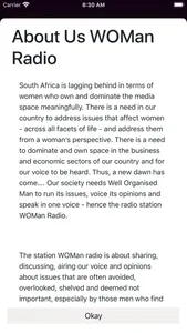 WOMan Radio screenshot 2