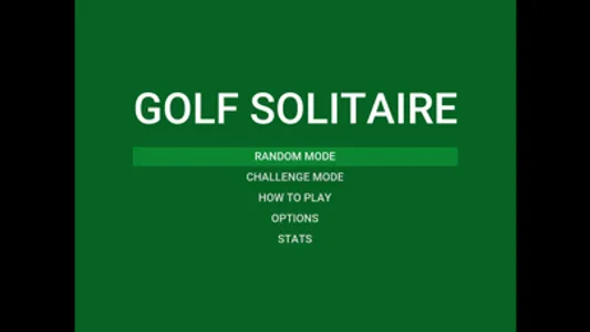 Golf Solitaire Simple screenshot 3