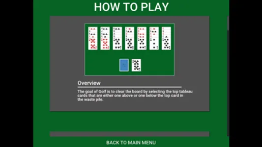 Golf Solitaire Simple screenshot 4