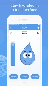Fluid - log water / hydration screenshot 2