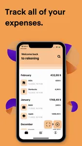 Rekening - Receipts & Expenses screenshot 1