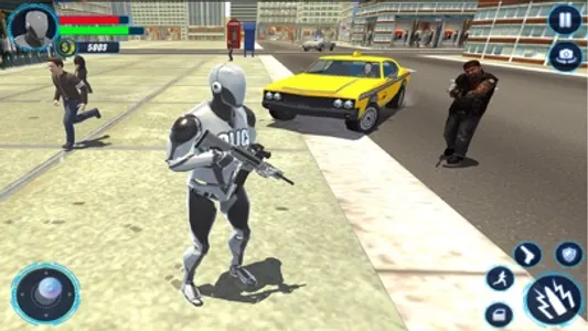 Police robot hero city war screenshot 3