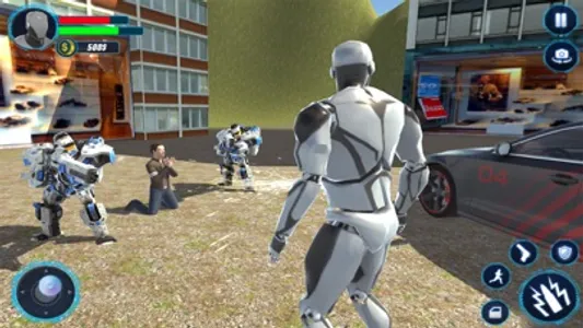 Police robot hero city war screenshot 4