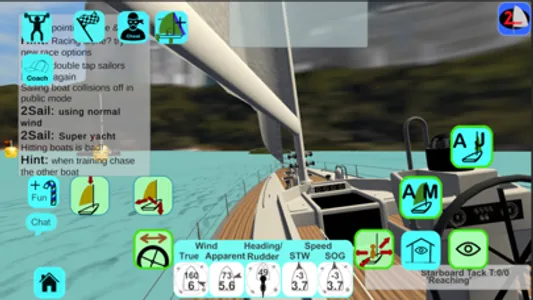 2Sail Sailing Simulator screenshot 1