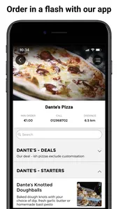 Dante's Pizza Ireland screenshot 0