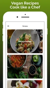 Vegan recipes Nutrition New screenshot 1
