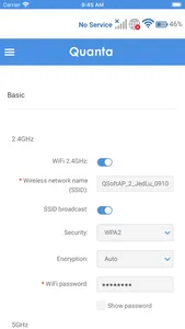 Quanta 5G WiFi screenshot 2