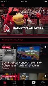 Ball State Athletics screenshot 0