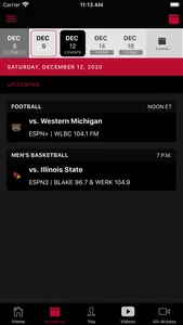 Ball State Athletics screenshot 1