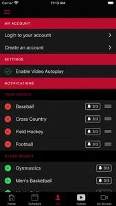 Ball State Athletics screenshot 2