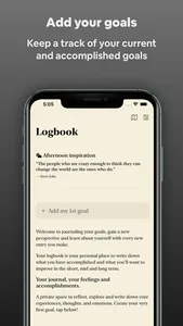 Logbook Goals screenshot 4