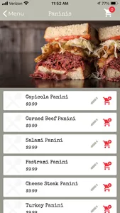 Panini's Bar & Grill. screenshot 2