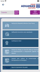 Aduanas CL screenshot 3