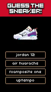 Sneaker Pixel Quiz screenshot 1