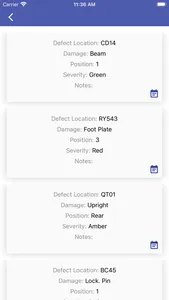 Racklog (Racking Defect Log) screenshot 2