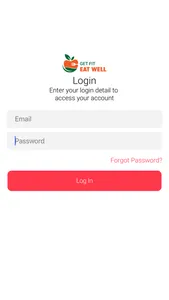 GetFitEatWell-RestaurantApp screenshot 1