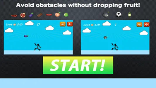 Eat Fruits Escape Obstacle screenshot 2