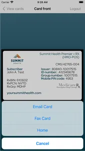 Summit Health Mobile ID Card screenshot 4