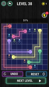 Lampu Neon: Line Puzzle screenshot 2