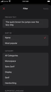 Fontastic - Install Fonts screenshot 2