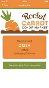 Rooted Carrot Co-op Market screenshot 1