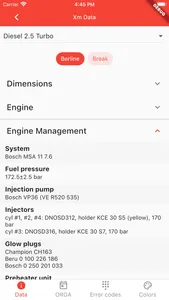 Citroën Xm circuit diagrams screenshot 2