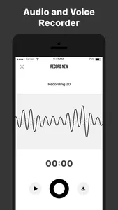 Recorder for iPhone screenshot 0