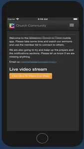Church Community App screenshot 0