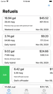 Fuel Use - Economy Tracker screenshot 0