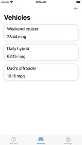 Fuel Use - Economy Tracker screenshot 1