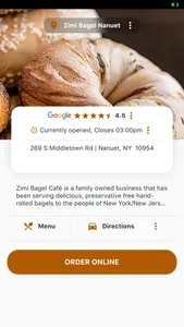 Zimi Bagel Café screenshot 1