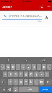 Gestolen Objecten Register screenshot 2