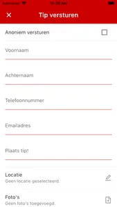 Gestolen Objecten Register screenshot 5