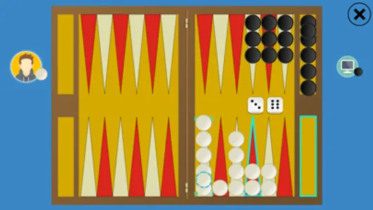 Classic Backgammon Touch screenshot 2