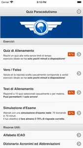 Quiz Paracadutismo screenshot 0