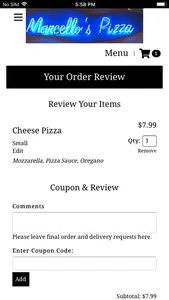 Marcello's Pizza screenshot 0