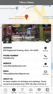 Tiffanys Bakery screenshot 1